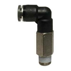 20584C 90 - deg Long Pattern Swivel Elbow, 1/2 - in Push - to - Connect x 1/2 - in Male NPT Swivel, Composite - GetHydraulics.com