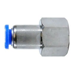20638FC Push - to - Connect Female Connector, 12 mm Push - to - Connect x 3/8 - in Female BSPT, Composite - GetHydraulics.com
