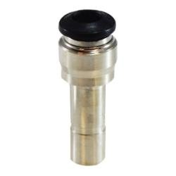 20754N Reducer, 4 mm Push - In x 3 mm Push - In, Brass, Nickel - Plated - GetHydraulics.com