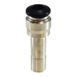 20758N Reducer, 8 mm Push - In x 6 mm Push - In, Brass, Nickel - Plated - GetHydraulics.com