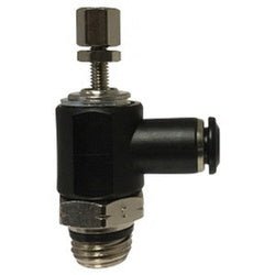 20785C2510S Meter Out Right Angle Flow Control Valve, 5/32 in x 10 - 32 Nominal, 0 to 150 psi Pressure - GetHydraulics.com