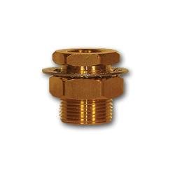 207ACBH - 16LN Locknut, 1 in FPT, Brass - GetHydraulics.com