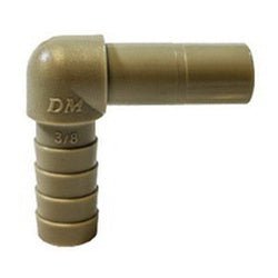 20972P Elbow, 3/8 in Stem x 3/8 in Hose Barbed, Plastic - GetHydraulics.com