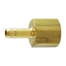 21046 Adapter, 1/4 in Barbed x 1/4 in FIP, Brass - GetHydraulics.com