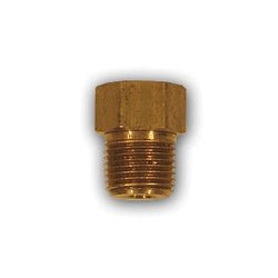 2234X5 Adapter, 5/16 in Inverted Flared x 1/4 in MNPTF, Brass - GetHydraulics.com