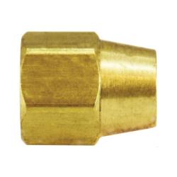 24008 Long Hex Nut, 3/4 in Compression, Brass - GetHydraulics.com