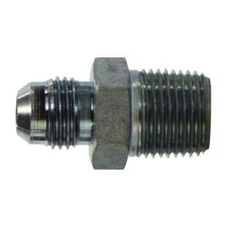 240444 Adapter, 1/4 - in Male JIC x 1/4 - in MNPT, Steel - GetHydraulics.com