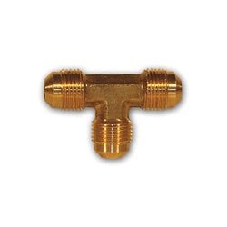 244X10 Barstock Union Tee, 5/8 in UNF Swivel x 5/8 in UNF Swivel x 5/8 in UNF Swivel, Brass - GetHydraulics.com