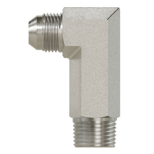 2501 - L - 08 - 12 JIC to Pipe - Long Elbow 90 - GetHydraulics.com