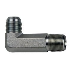 2501LL86 90 - deg Extra Long Elbow, 1/2 - in Male JIC x 3/8 - in Male NPTF, Steel - GetHydraulics.com