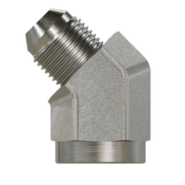 2505 - 04 - 02 JIC to Pipe Elbow 45 - GetHydraulics.com