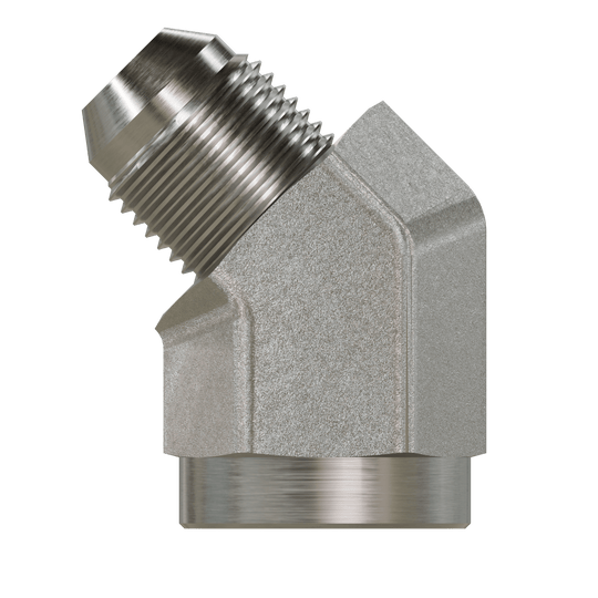 2505 - 04 - 04 JIC to Pipe Elbow 45 - GetHydraulics.com