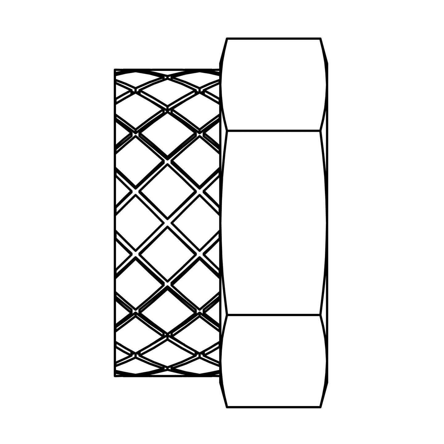 261U - 05 Brass Nut - GetHydraulics.com
