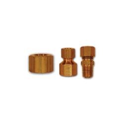 261X12 Hex Nut, 3/4 in Compression, Brass - GetHydraulics.com