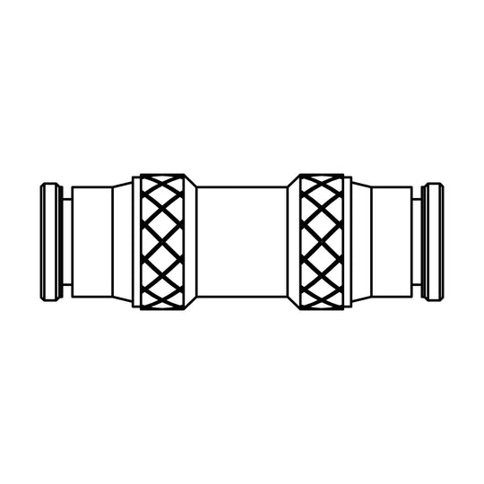 262PP-05-05 Tube Union, Brass