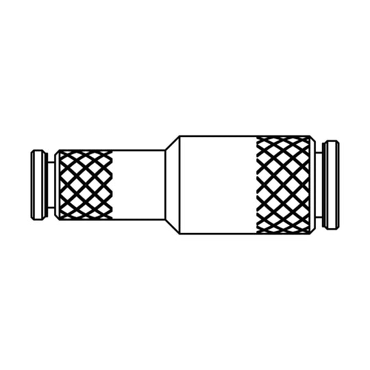263PP - 04 - 02 Tube Union Reducer, Brass - GetHydraulics.com