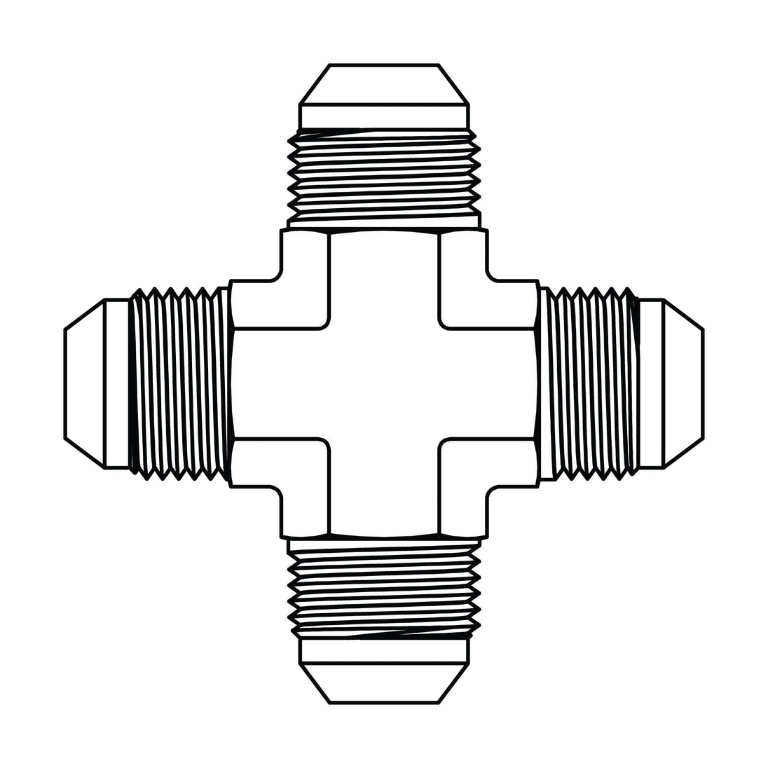 2650 - 32 - 32 - 32 - 32 JIC Union Cross - GetHydraulics.com