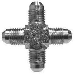 265024 Union Cross, 1 - 1/2 - in Male JIC x 1 - 1/2 - in Male JIC x 1 - 1/2 - in Male JIC x 1 - 1/2 - in Male JIC, Steel - GetHydraulics.com