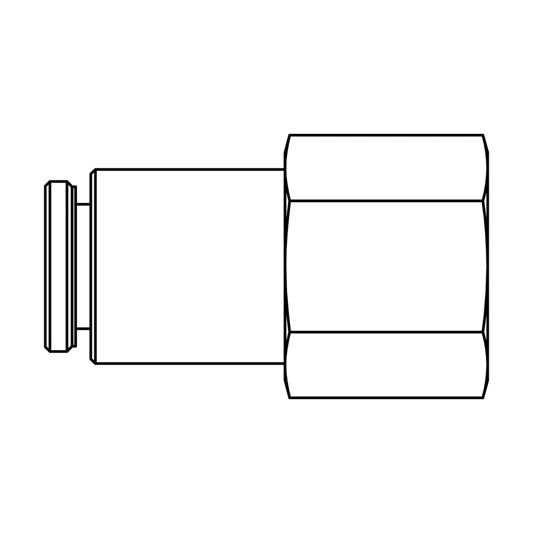 266PP - 02.5 - 02 Tube to Pipe, Brass - GetHydraulics