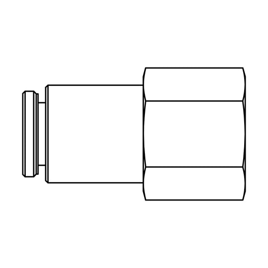266PP-02-02 Tube to Pipe, Brass