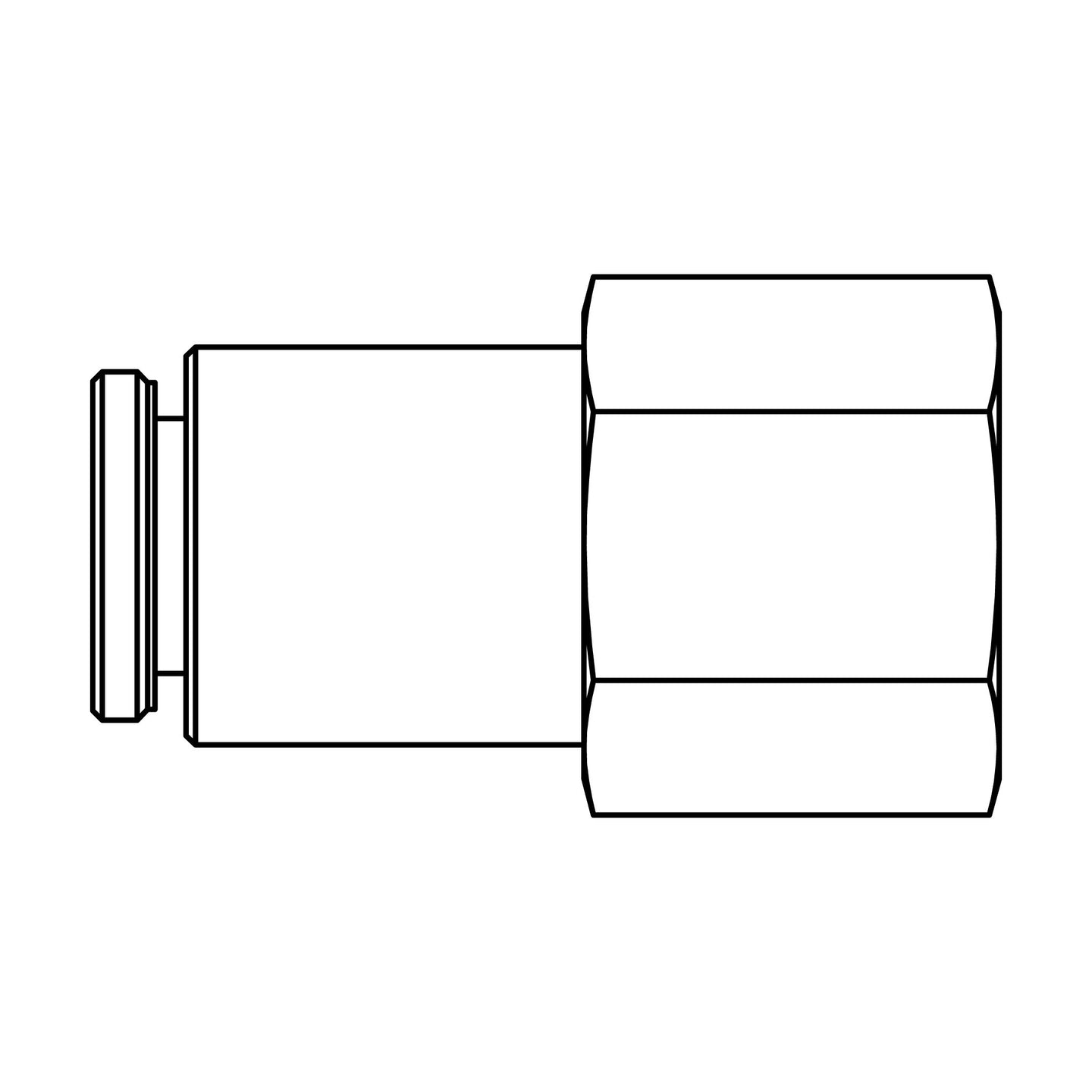 266PP-06-06 Tube to Pipe, Brass