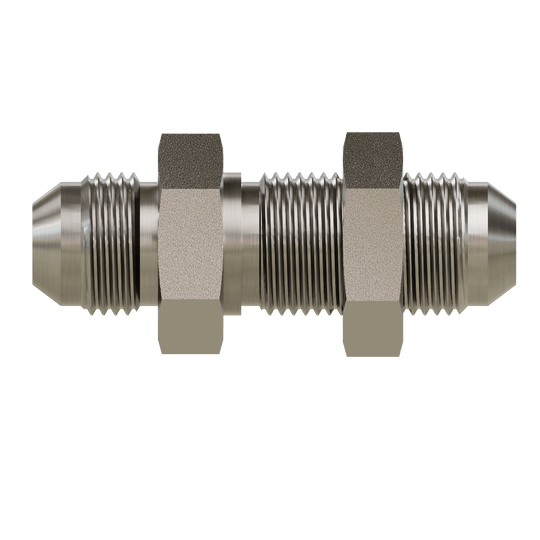 2700 - LN - 12 - 12 JIC Bulkhead Union with Locknut - GetHydraulics.com