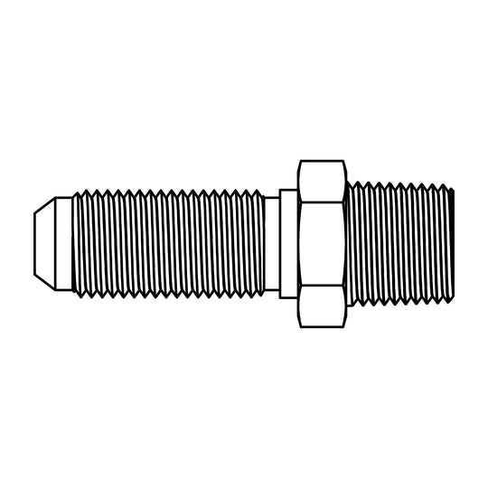 2706 - 08 - 08 JIC to Pipe Bulkhead - GetHydraulics.com