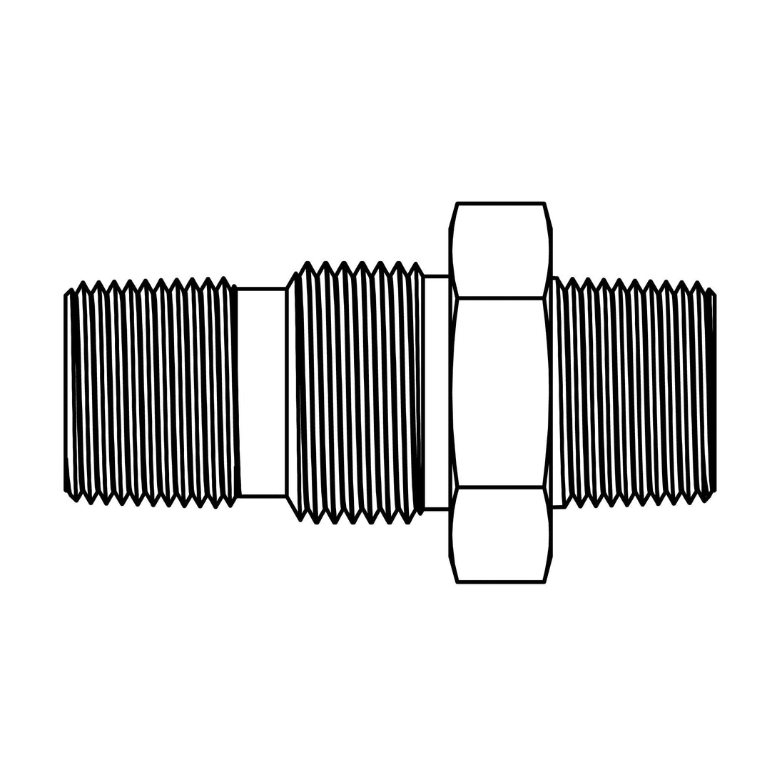 2708 - 08 - 08 Pipe Bulkhead - GetHydraulics.com