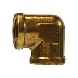 28016 90 - deg Reducing Elbow, 1/2 - in FNPT x 3/8 - in FNPT, Brass - GetHydraulics.com