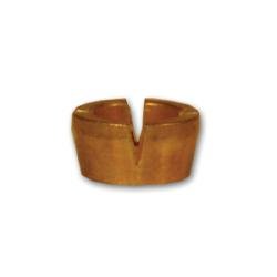 280X2 Precision Grip Collect Split Sleeve, 1/8 in Tube OD, Brass - GetHydraulics.com