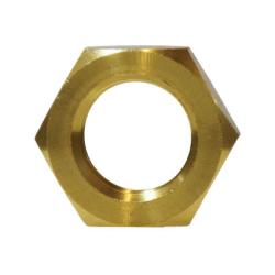 28124 Hex Locknut, 1/4 - in NPSL, Brass - GetHydraulics.com
