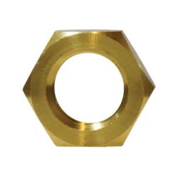 28126 Hex Locknut, 1/2 - in NPSL, Brass - GetHydraulics.com