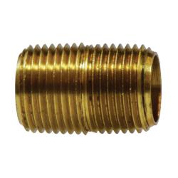 28134 Close Nipple, 1/2 - in MNPTF x 1/2 - in MNPTF, 1.12 in, Brass - GetHydraulics.com