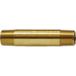 28140 Long Nipple, 1/8 - in MNPT x 1/8 - in MNPT, 1 - 1/2 in, Brass - GetHydraulics.com