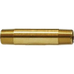 28142 Long Nipple, 1/8 - in MNPT x 1/8 - in MNPT, 2 - 1/2 in, Brass - GetHydraulics.com