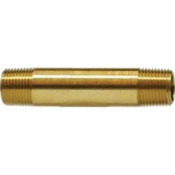 28153 Long Nipple, 1/2 - in MNPT x 1/2 - in MNPT, 2 in, Brass - GetHydraulics.com