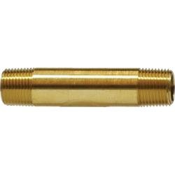 28154 Long Nipple, 1/2 - in MNPT x 1/2 - in MNPT, 2 - 1/2 in, Brass - GetHydraulics.com