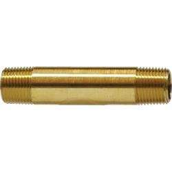 28155 Long Nipple, 1/2 - in MNPT x 1/2 - in MNPT, 3 in, Brass - GetHydraulics.com
