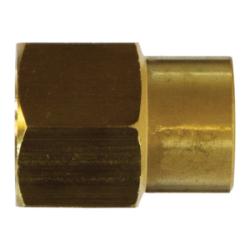 28178 Reducing Coupling, 1 in FNPTF x 1/2 in FNPTF, 1 - 1/2 in, Brass - GetHydraulics.com