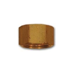 281X2 Nut, 1/8 in Tube, Brass - GetHydraulics.com