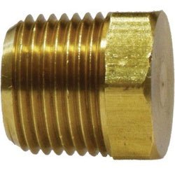 28200 Cored Hex Head Plug, 1/16 - in Male NPTF, Brass - GetHydraulics.com
