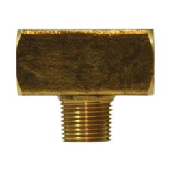 28284 Branch Tee, 1/2 - in FIP x 1/2 - in FIP x 1/2 - in MIP, Brass - GetHydraulics.com