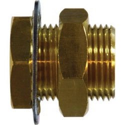28301 Anchor Coupling, 1/4 - in FIP x 1/4 - in FIP, 15/16 in, Brass - GetHydraulics.com