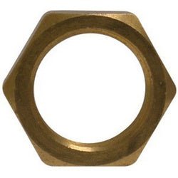 28301J Bulkhead Nut, 3/4 - 16 UNS, Brass - GetHydraulics.com