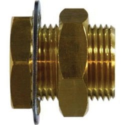 28304 Long Anchor Connector, 1/2 - in FIP x 1/2 - in FIP, Brass - GetHydraulics.com
