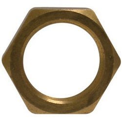 28304J Jam Nut, 1 - 1/8 - 14 UNS, Brass - GetHydraulics.com