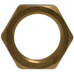 28317J Jam Nut, 1 - 14 UNS, Brass - GetHydraulics.com