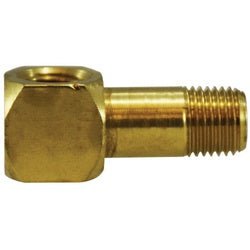 28331 Long Street Elbow, 1/4 in FNPTF x 1/4 in FNPTF, Brass - GetHydraulics.com