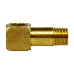 28333 90 deg Long Street Elbow, 3/8 in FIP x 3/8 in MIP, Brass - GetHydraulics.com