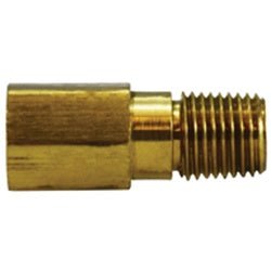 28337 Long Extension Adapter, 1/8 in FIP x 1/8 in FIP, 3 in, Brass - GetHydraulics.com